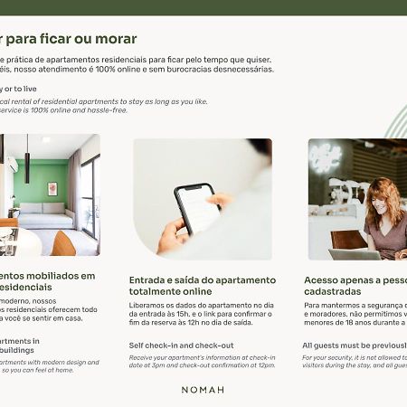 Nomah - Aptos Por Temporada Na Vila Nova Conceicao ساو باولو المظهر الخارجي الصورة